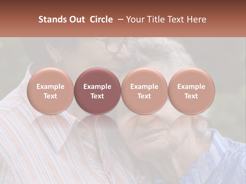 Lifestyle Older Sea PowerPoint Template