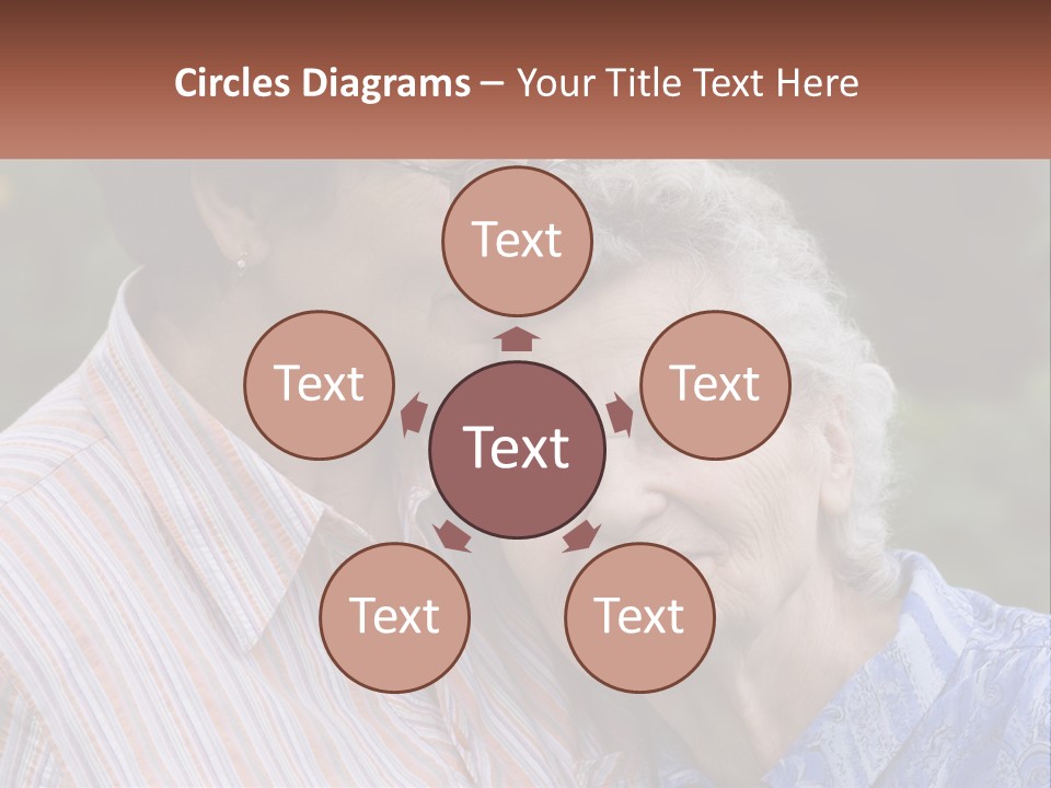 Lifestyle Older Sea PowerPoint Template