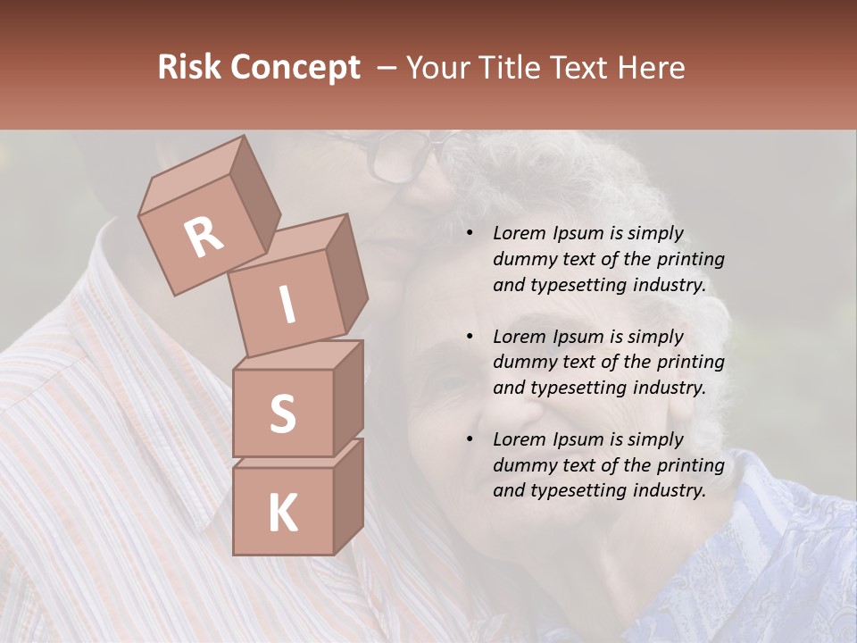 Lifestyle Older Sea PowerPoint Template