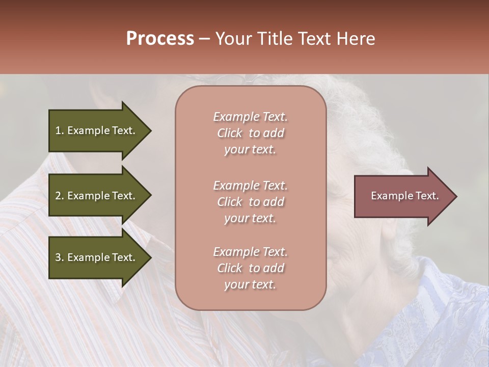 Lifestyle Older Sea PowerPoint Template