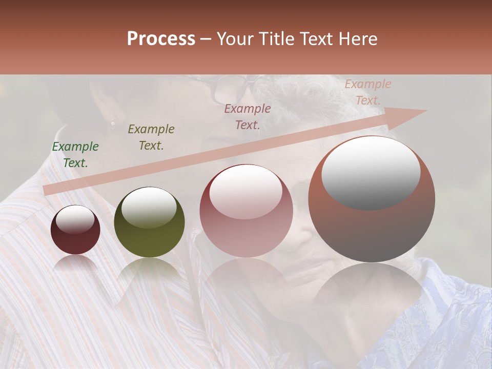 Lifestyle Older Sea PowerPoint Template