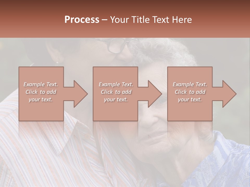 Lifestyle Older Sea PowerPoint Template
