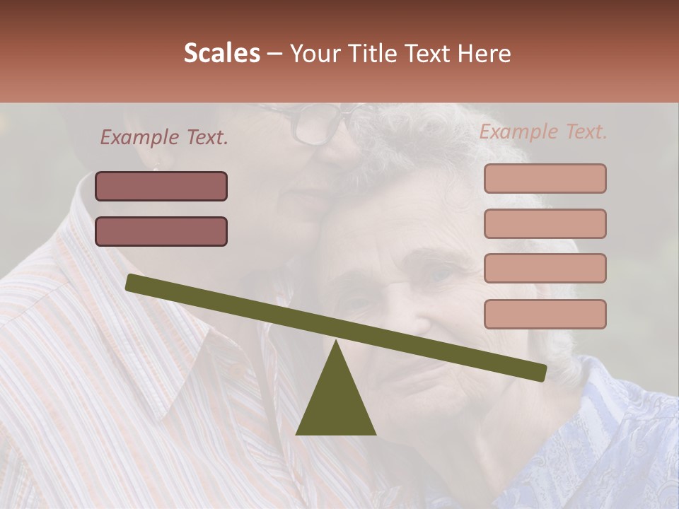 Lifestyle Older Sea PowerPoint Template