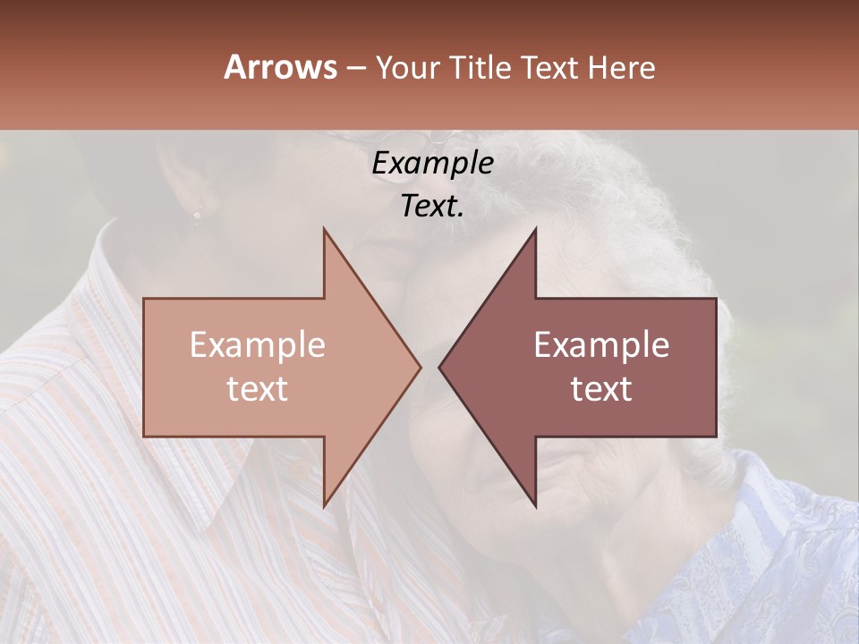 Lifestyle Older Sea PowerPoint Template