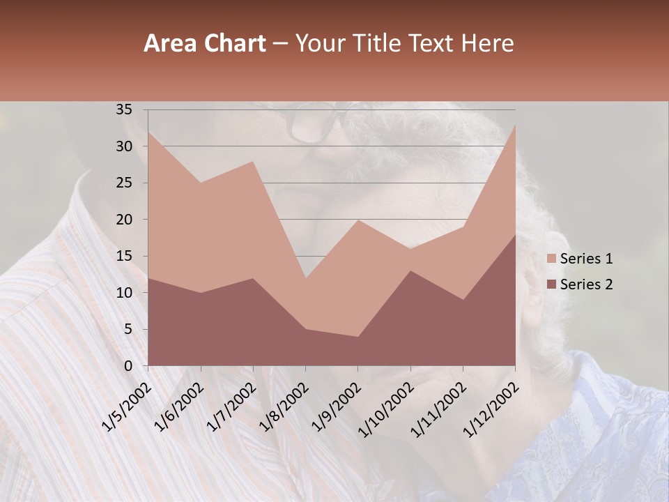 Lifestyle Older Sea PowerPoint Template