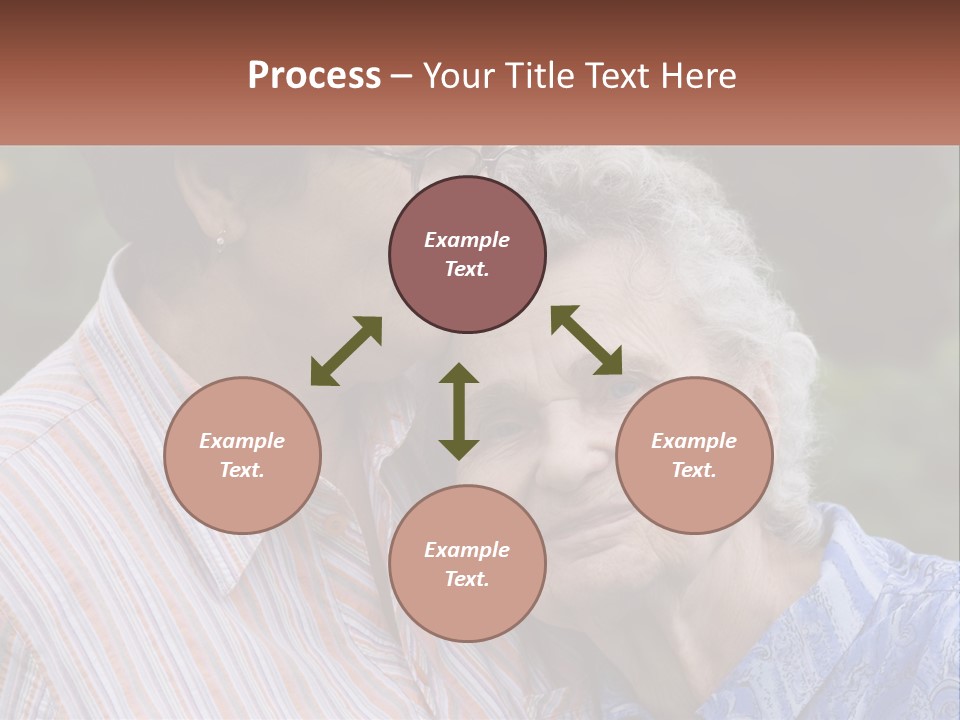 Lifestyle Older Sea PowerPoint Template