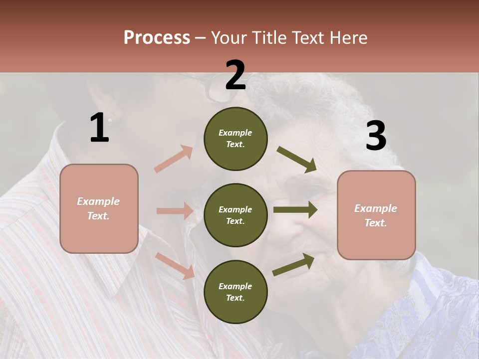 Lifestyle Older Sea PowerPoint Template