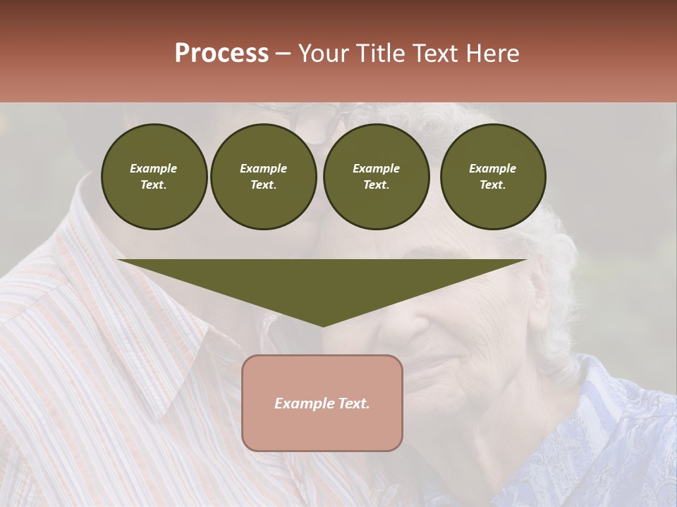 Lifestyle Older Sea PowerPoint Template