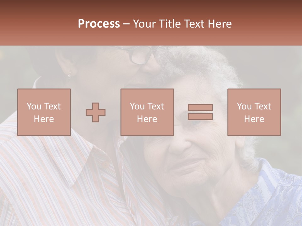 Lifestyle Older Sea PowerPoint Template