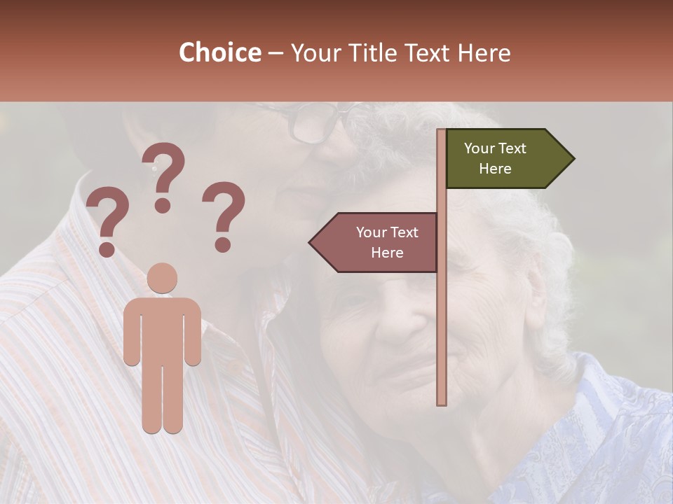 Lifestyle Older Sea PowerPoint Template