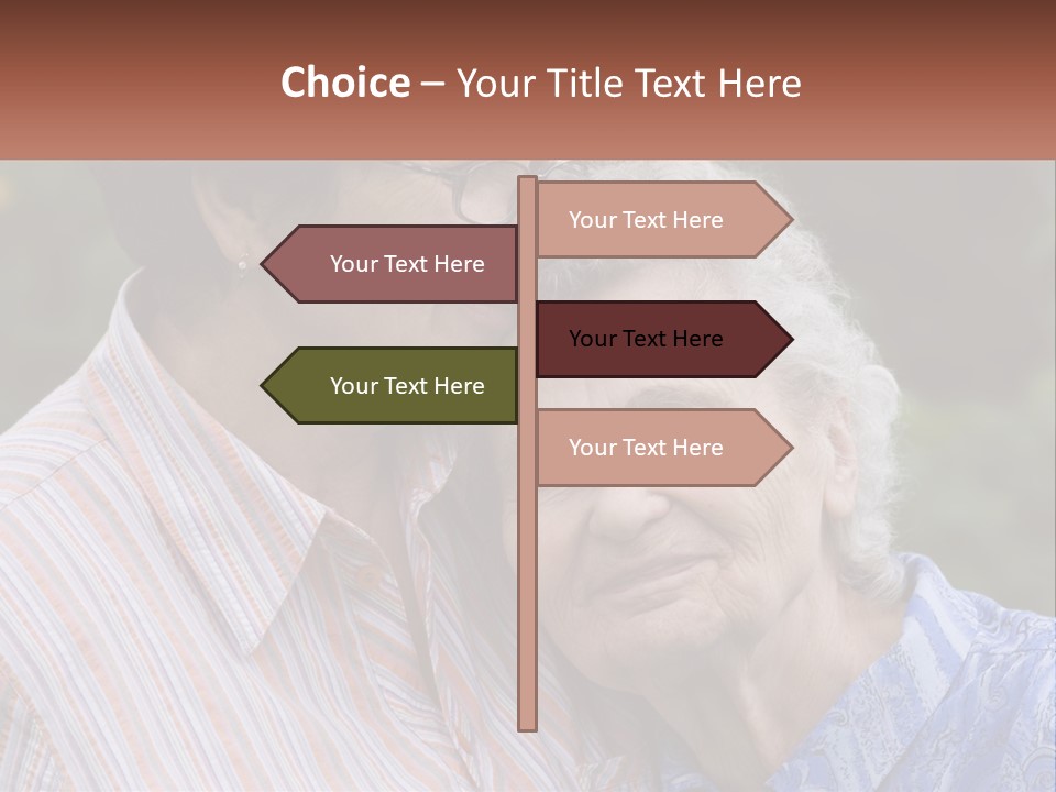 Lifestyle Older Sea PowerPoint Template