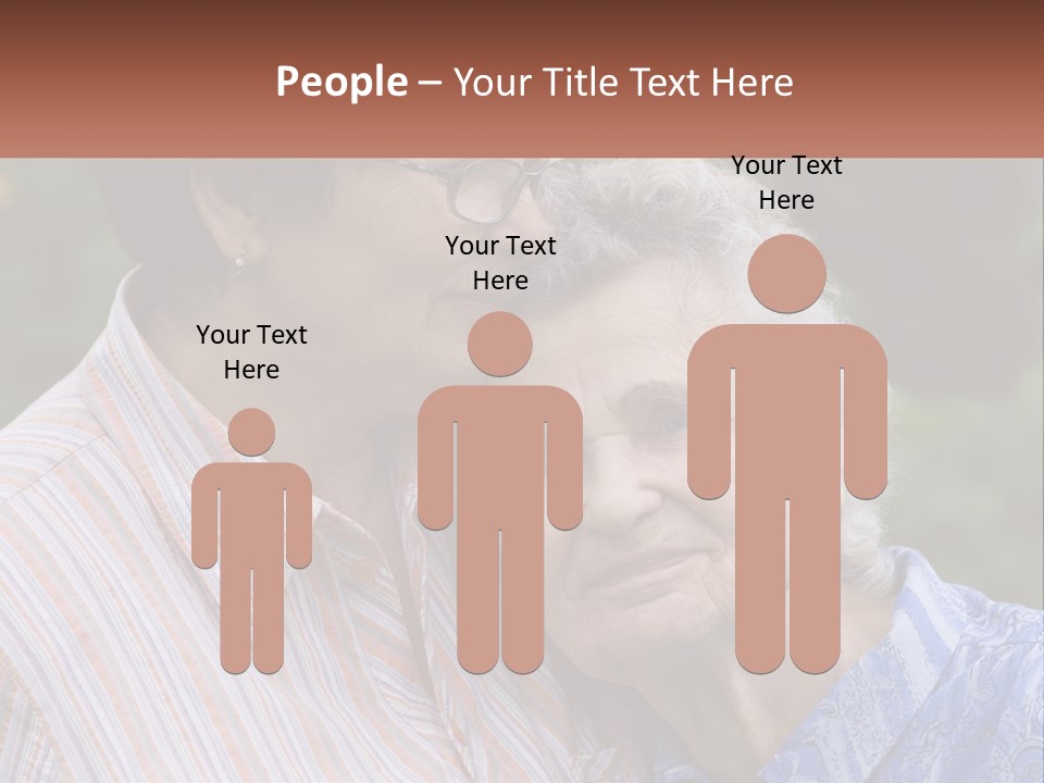 Lifestyle Older Sea PowerPoint Template