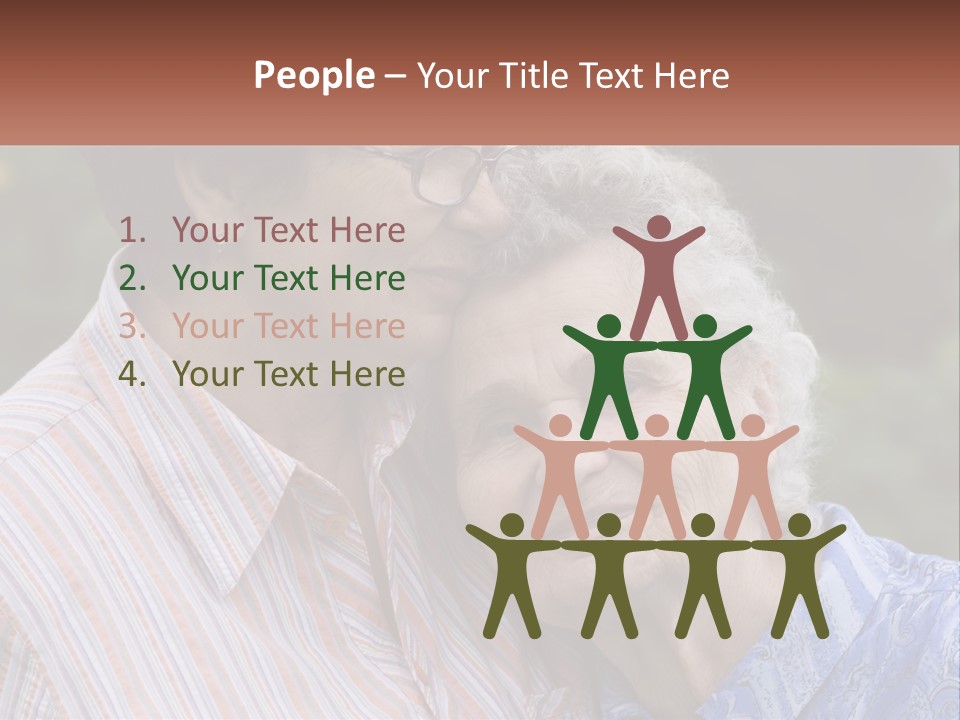 Lifestyle Older Sea PowerPoint Template