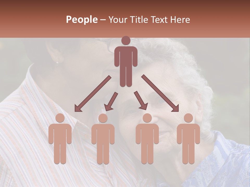 Lifestyle Older Sea PowerPoint Template