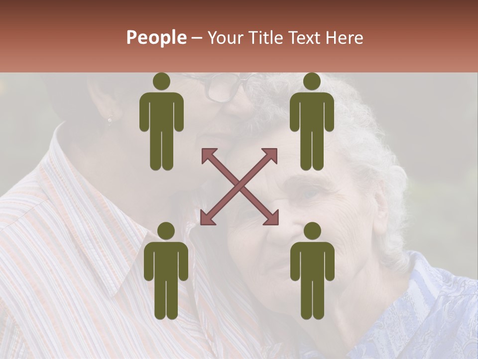 Lifestyle Older Sea PowerPoint Template