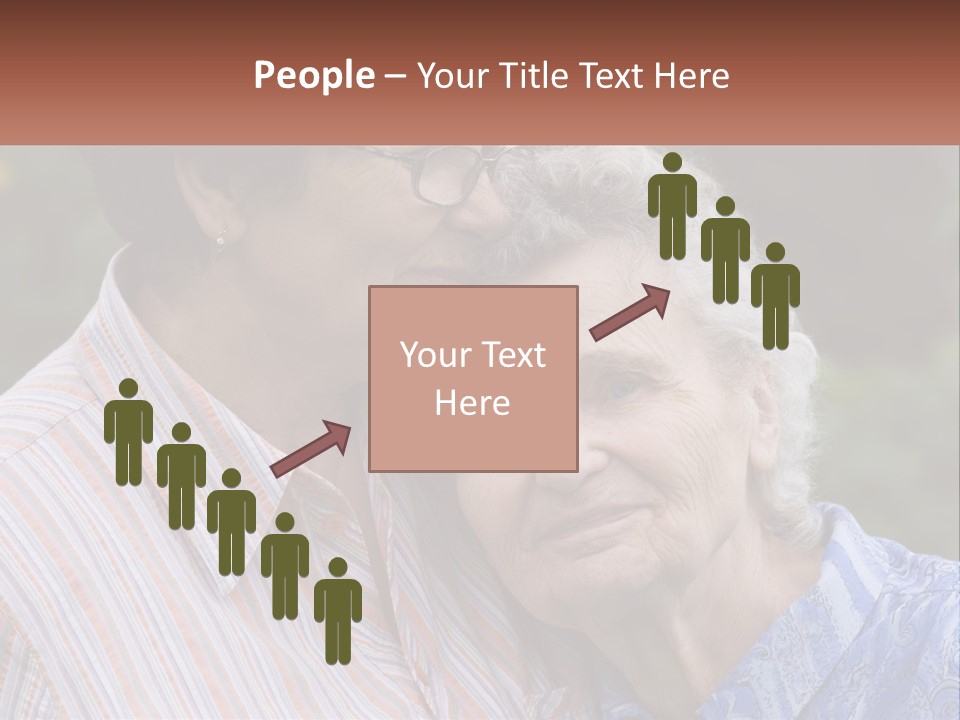 Lifestyle Older Sea PowerPoint Template