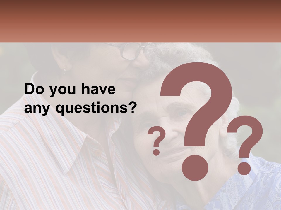 Lifestyle Older Sea PowerPoint Template