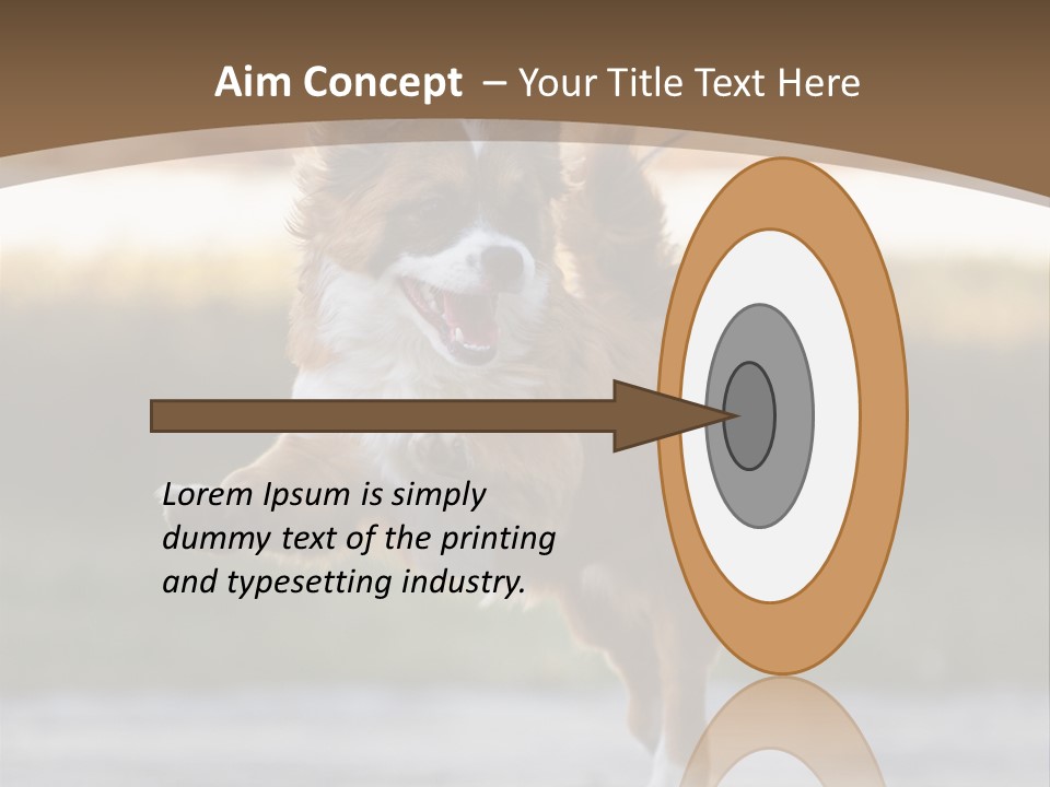 Sea White Sand PowerPoint Template