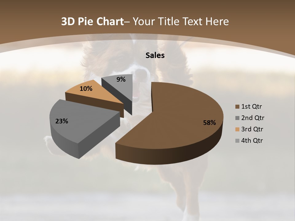 Sea White Sand PowerPoint Template