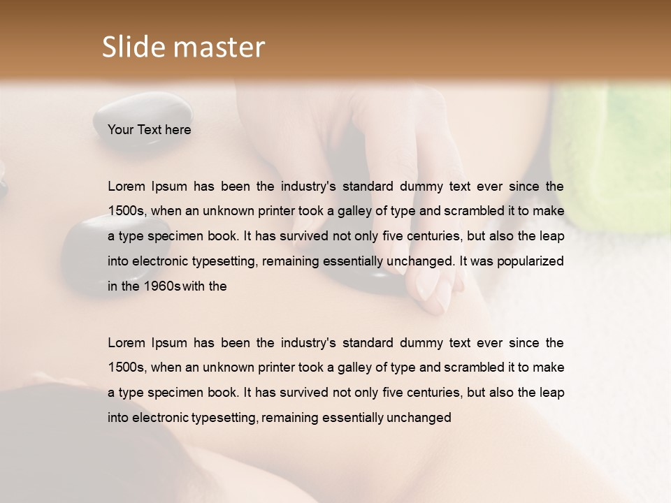 Ocean Calm Beach PowerPoint Template