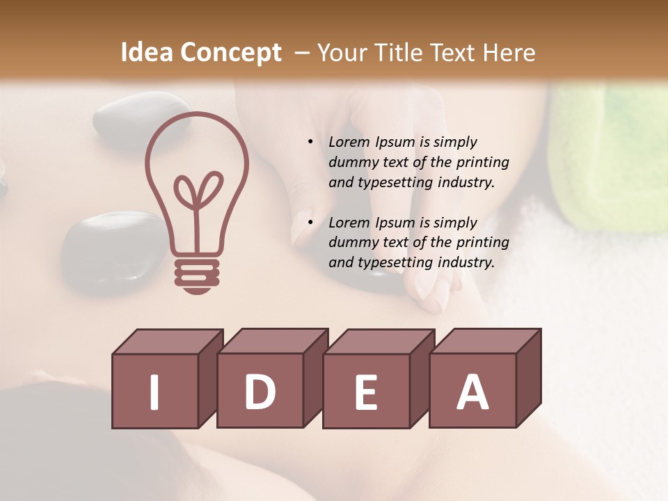 Ocean Calm Beach PowerPoint Template