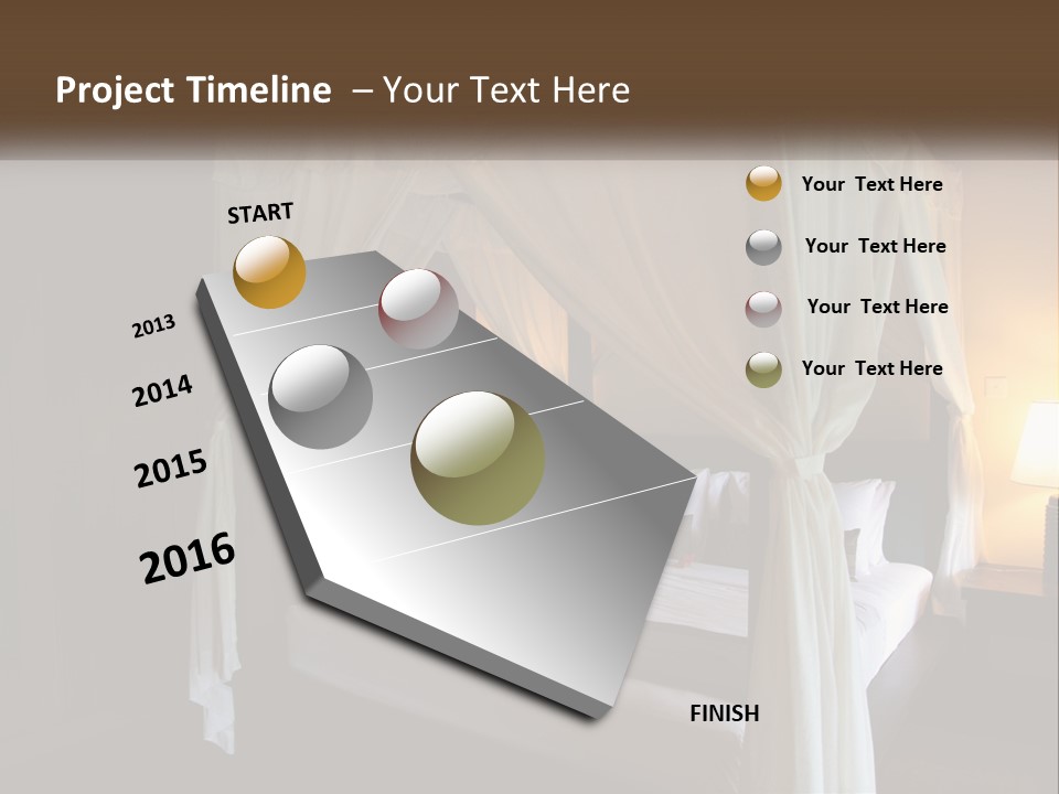 Standing Pensioner Retirement PowerPoint Template