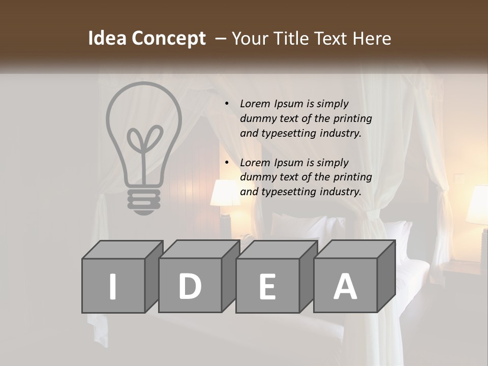 Standing Pensioner Retirement PowerPoint Template