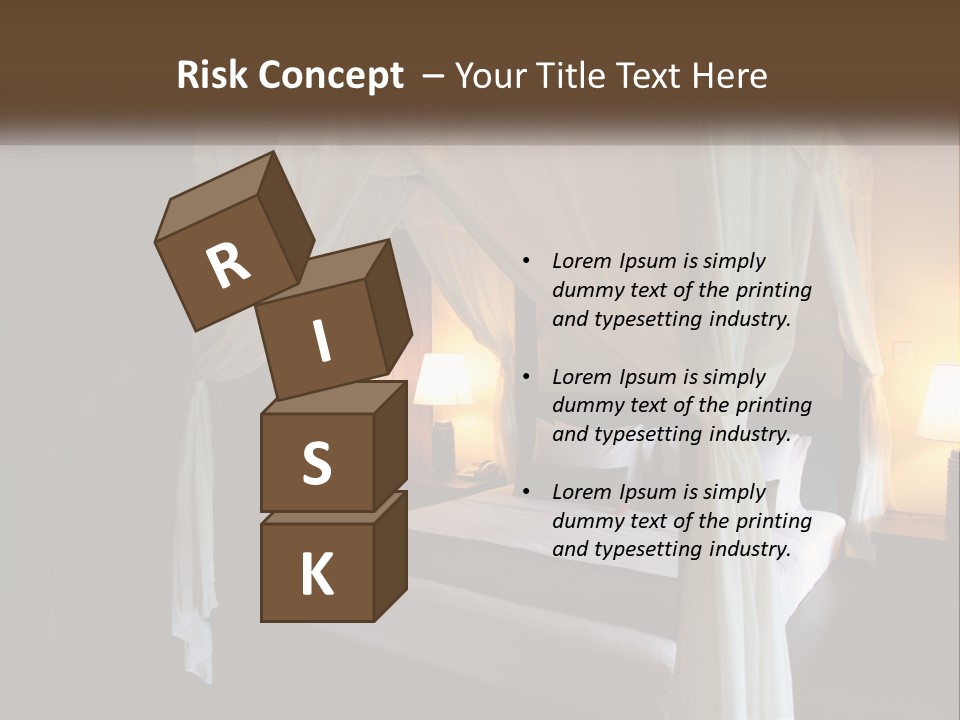 Standing Pensioner Retirement PowerPoint Template