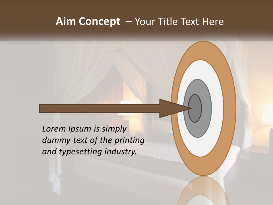 Standing Pensioner Retirement PowerPoint Template