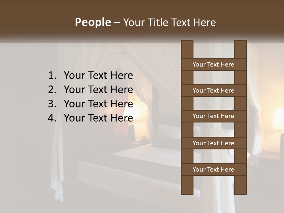 Standing Pensioner Retirement PowerPoint Template