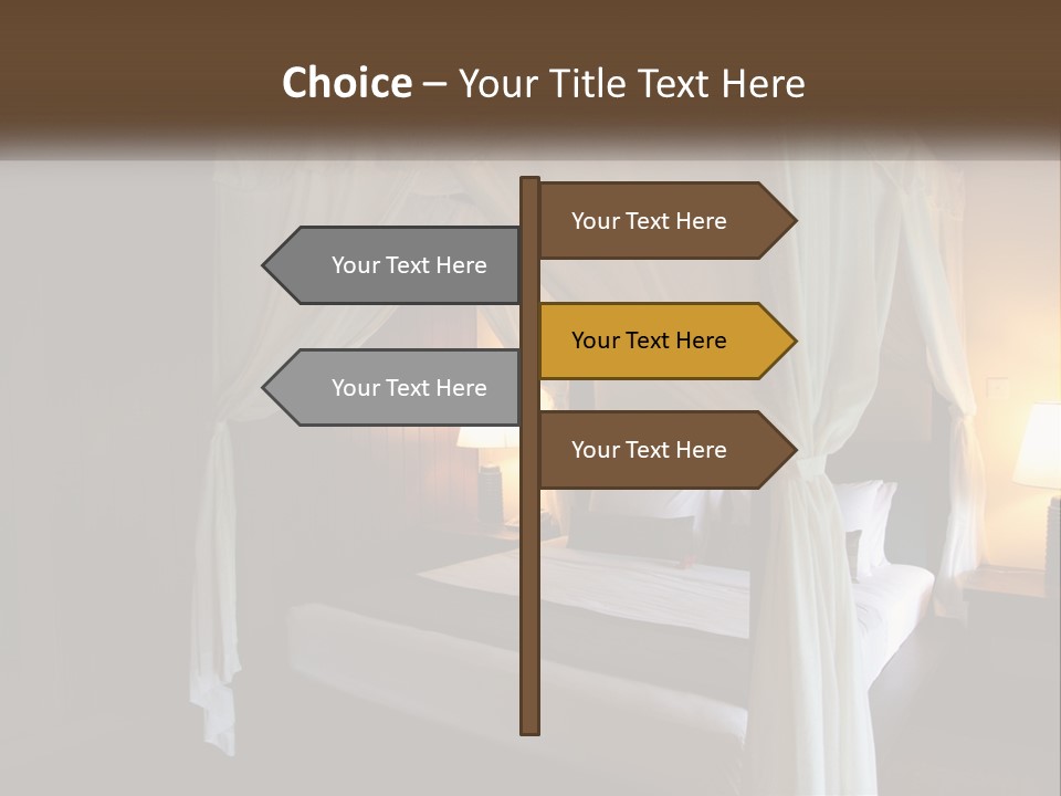 Standing Pensioner Retirement PowerPoint Template