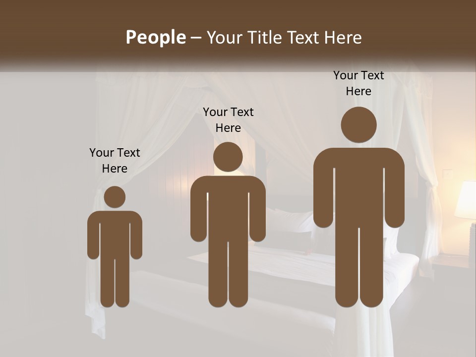 Standing Pensioner Retirement PowerPoint Template