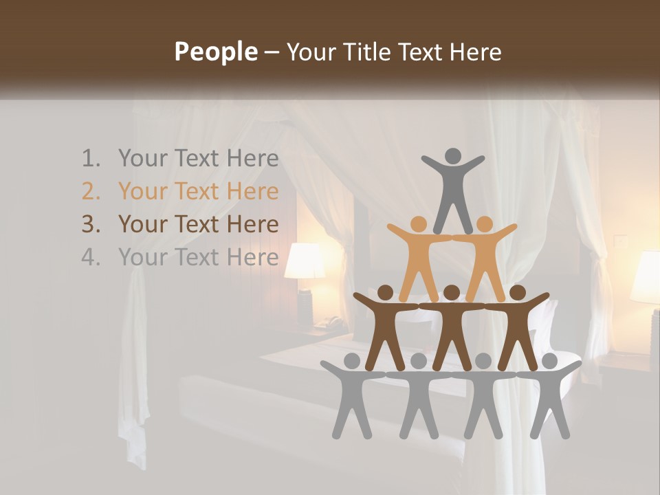 Standing Pensioner Retirement PowerPoint Template