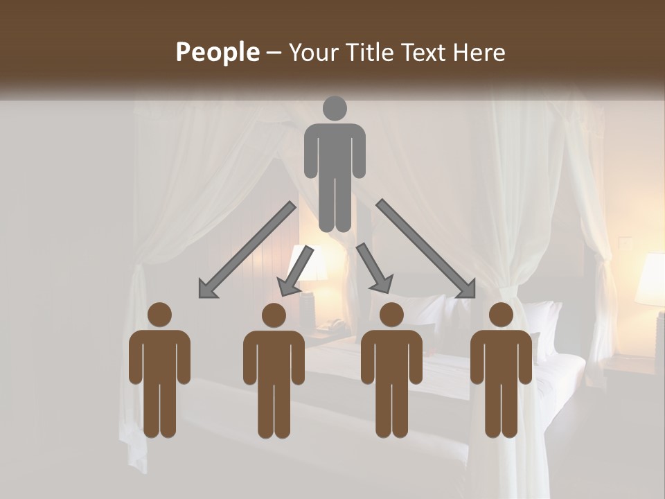 Standing Pensioner Retirement PowerPoint Template