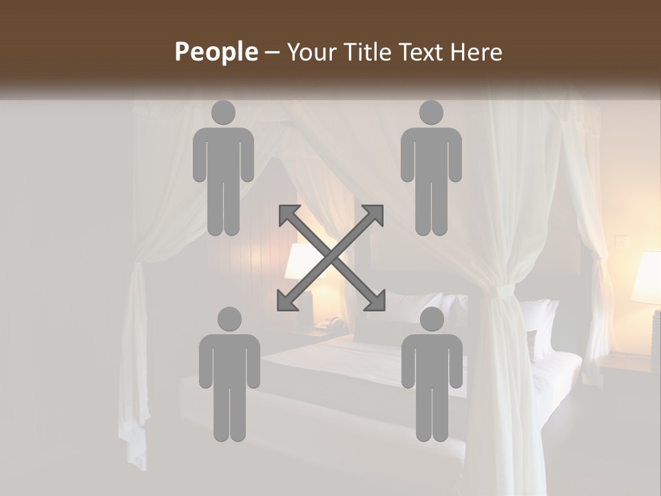 Standing Pensioner Retirement PowerPoint Template