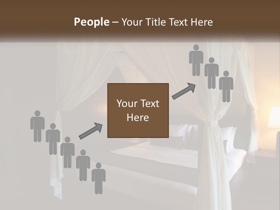 Standing Pensioner Retirement PowerPoint Template