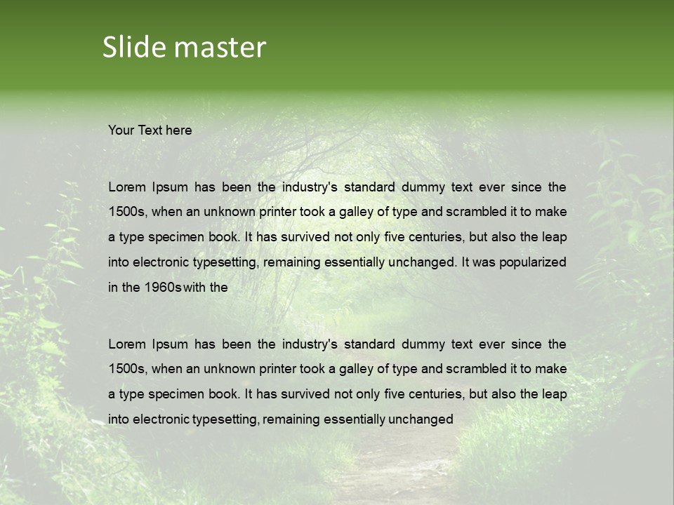 Lifestyle Sea Ocean PowerPoint Template