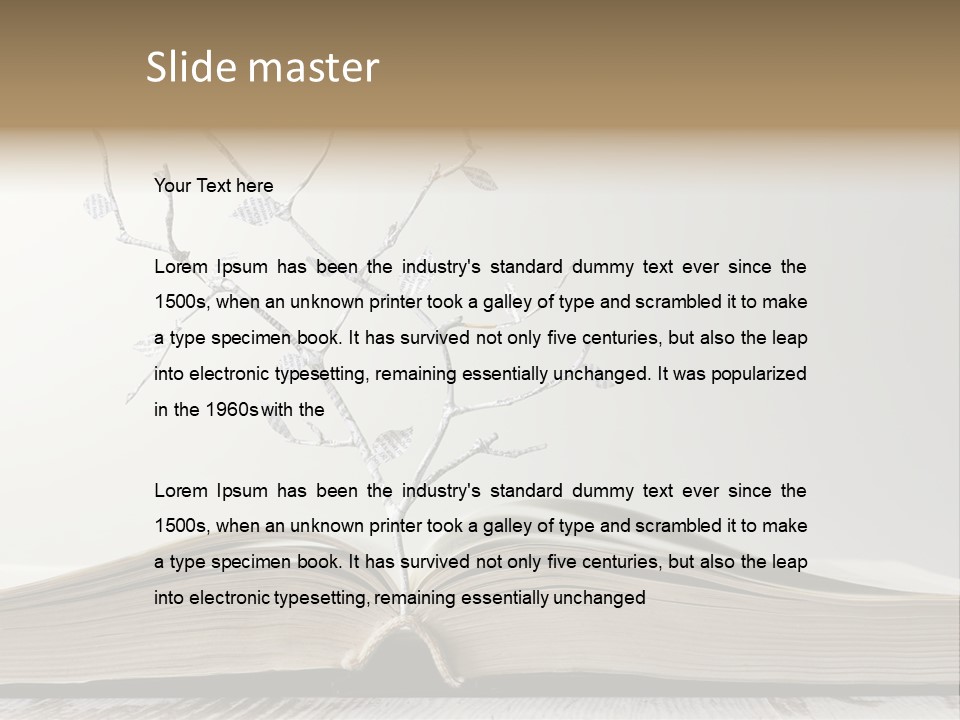 Peaceful Retired Daughter PowerPoint Template