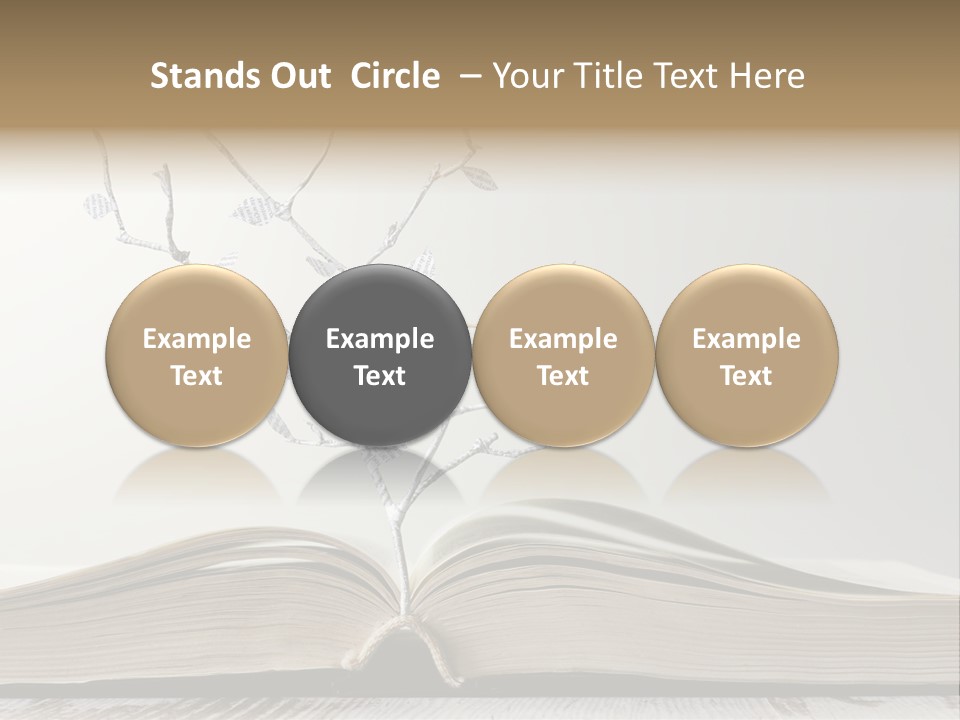 Peaceful Retired Daughter PowerPoint Template