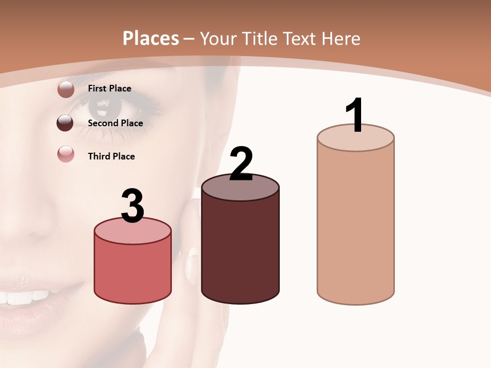 Elderly Woman Standing PowerPoint Template