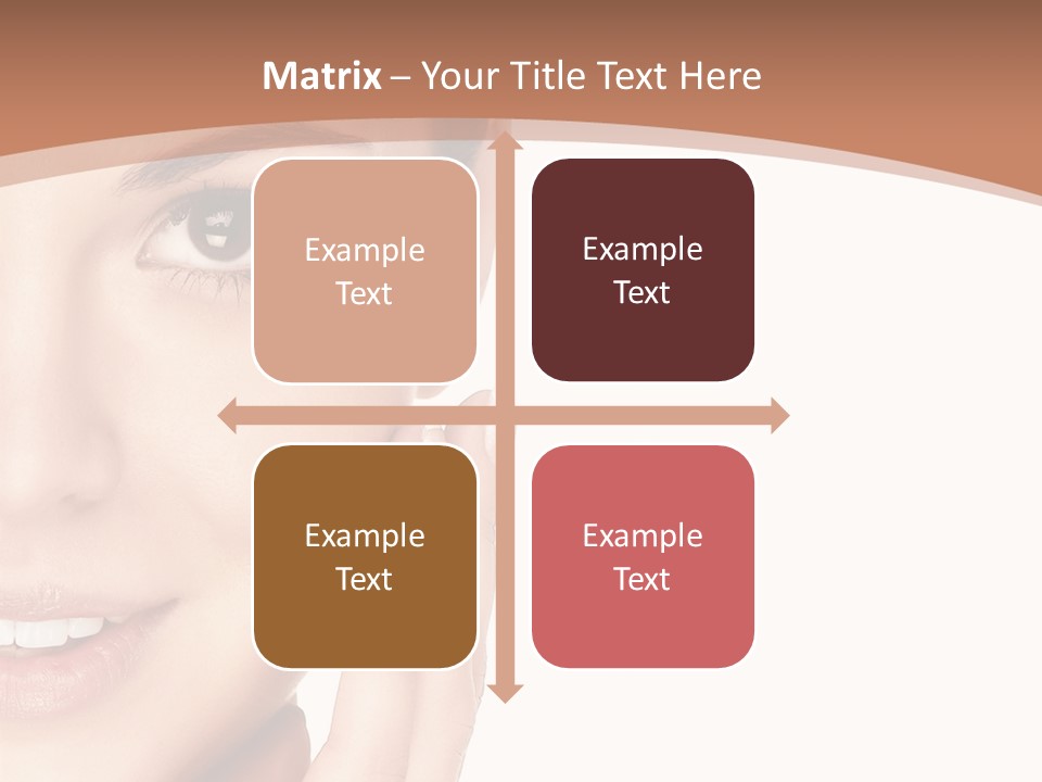 Elderly Woman Standing PowerPoint Template