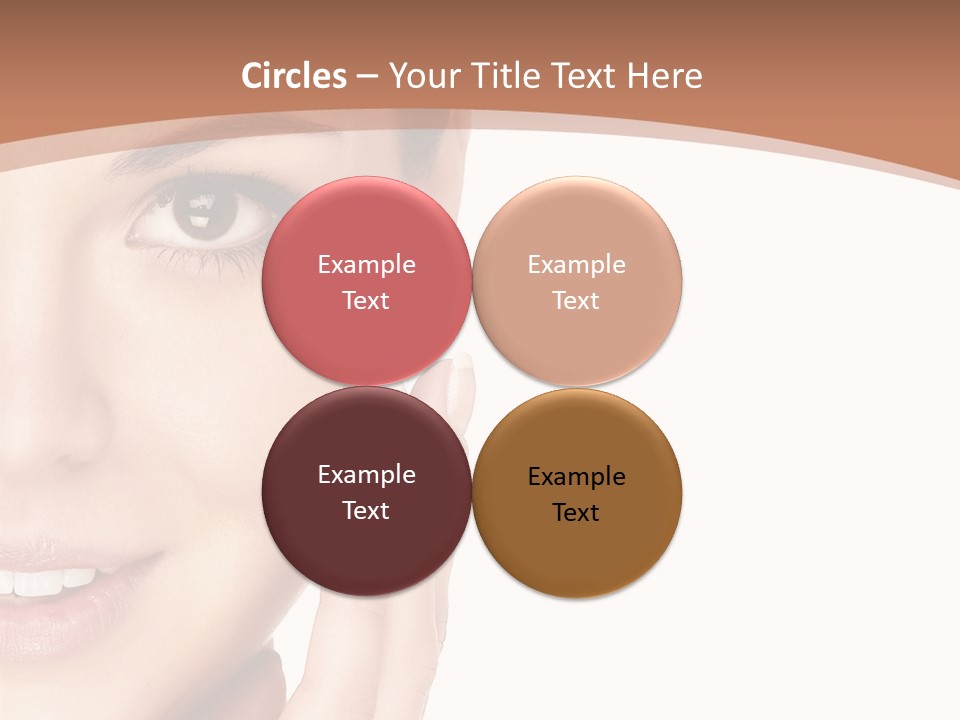 Elderly Woman Standing PowerPoint Template