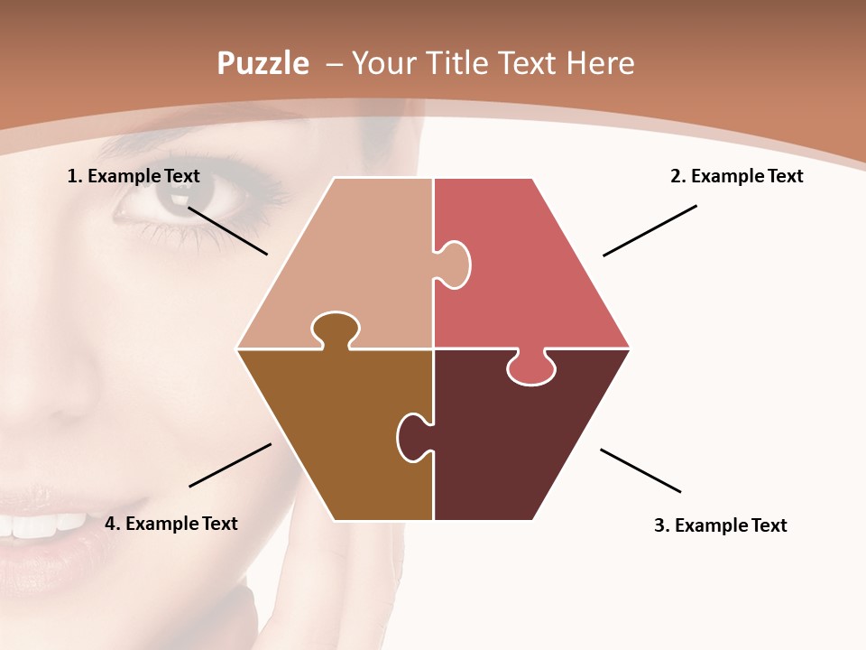 Elderly Woman Standing PowerPoint Template