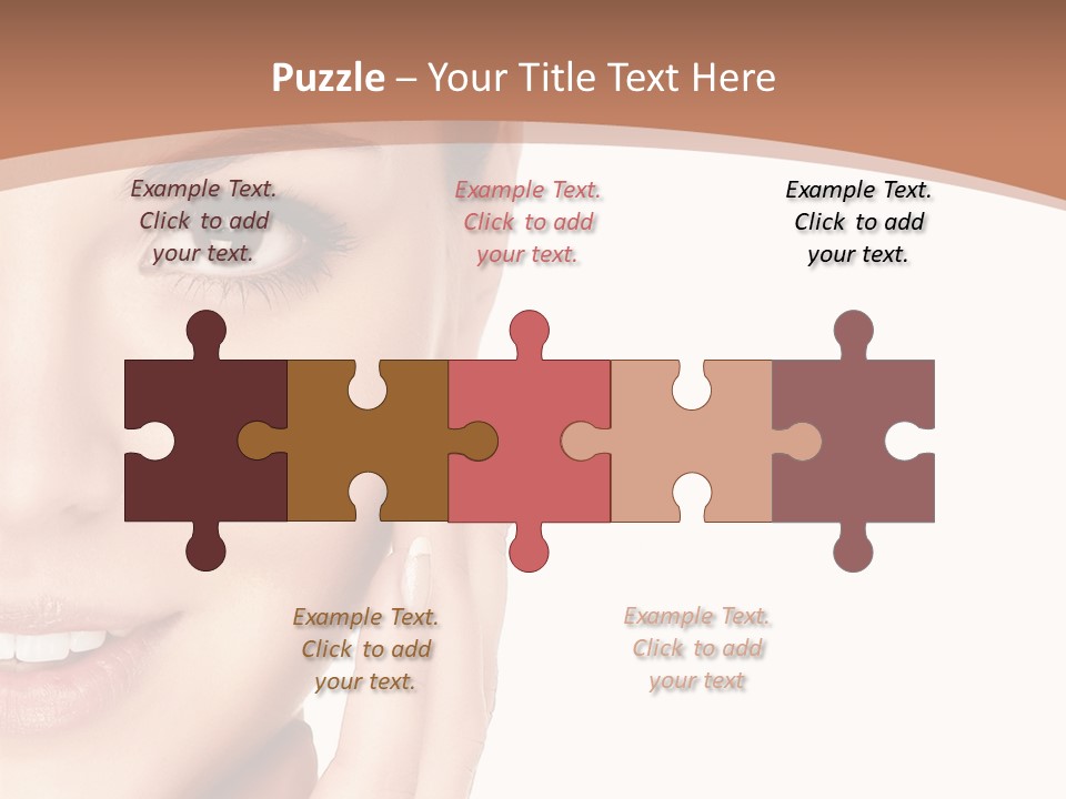 Elderly Woman Standing PowerPoint Template