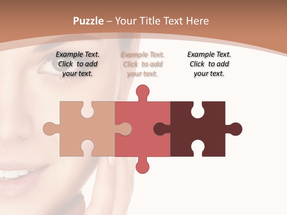 Elderly Woman Standing PowerPoint Template