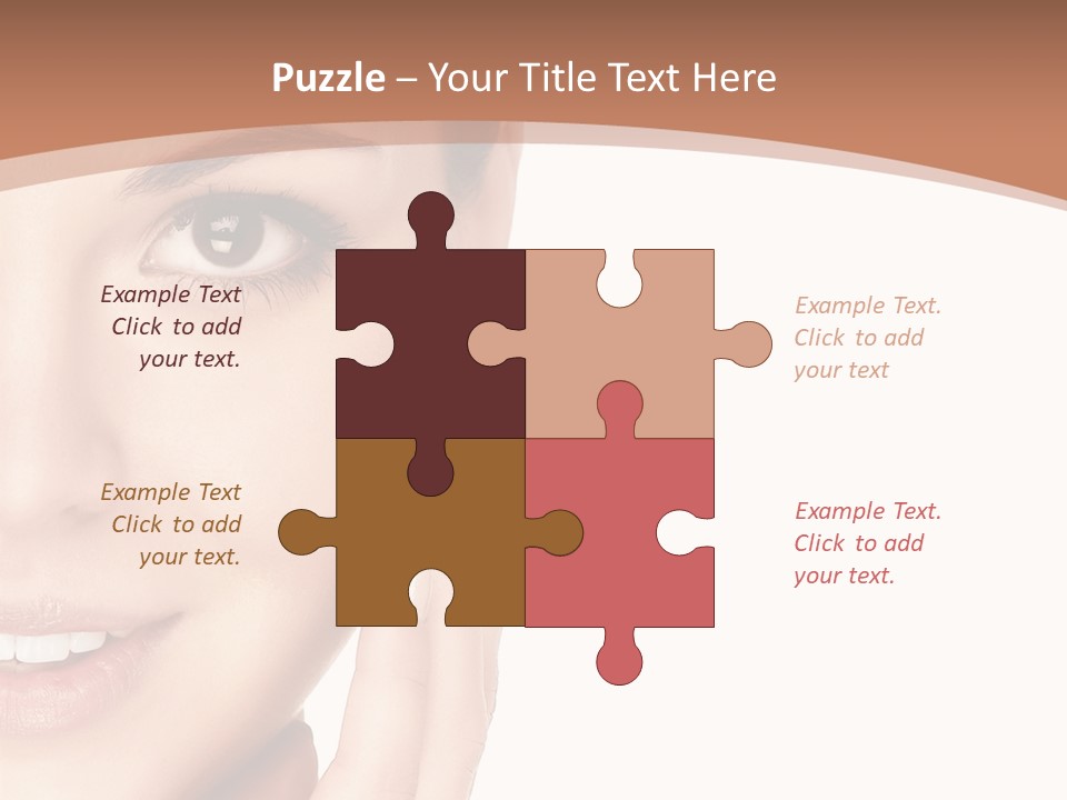 Elderly Woman Standing PowerPoint Template