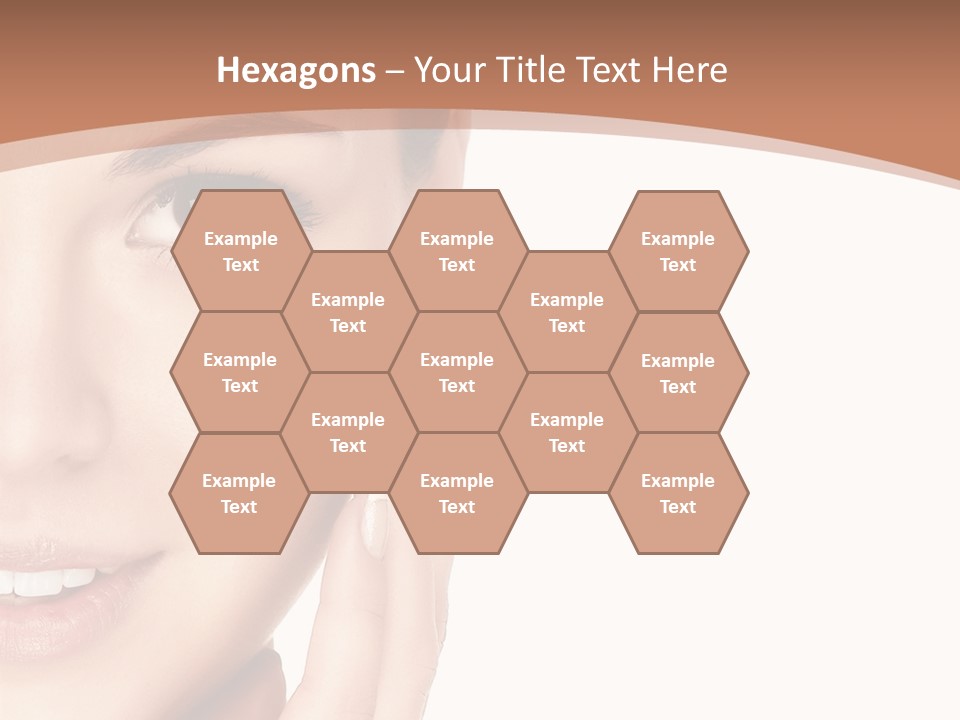 Elderly Woman Standing PowerPoint Template