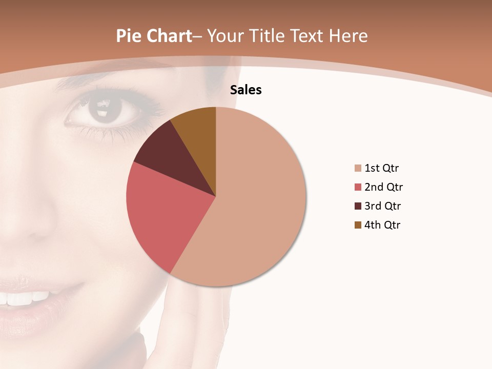 Elderly Woman Standing PowerPoint Template