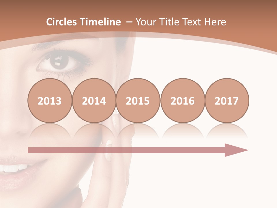 Elderly Woman Standing PowerPoint Template