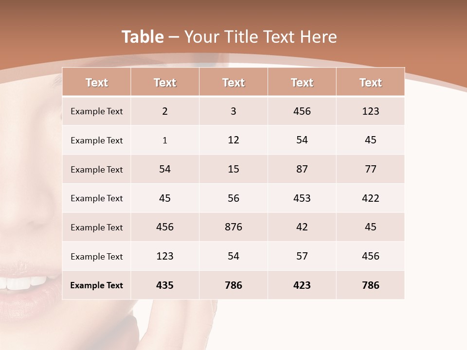 Elderly Woman Standing PowerPoint Template